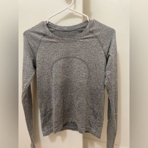 Swiftly tech long-sleeve shirt 2.0 (RL) slate/white